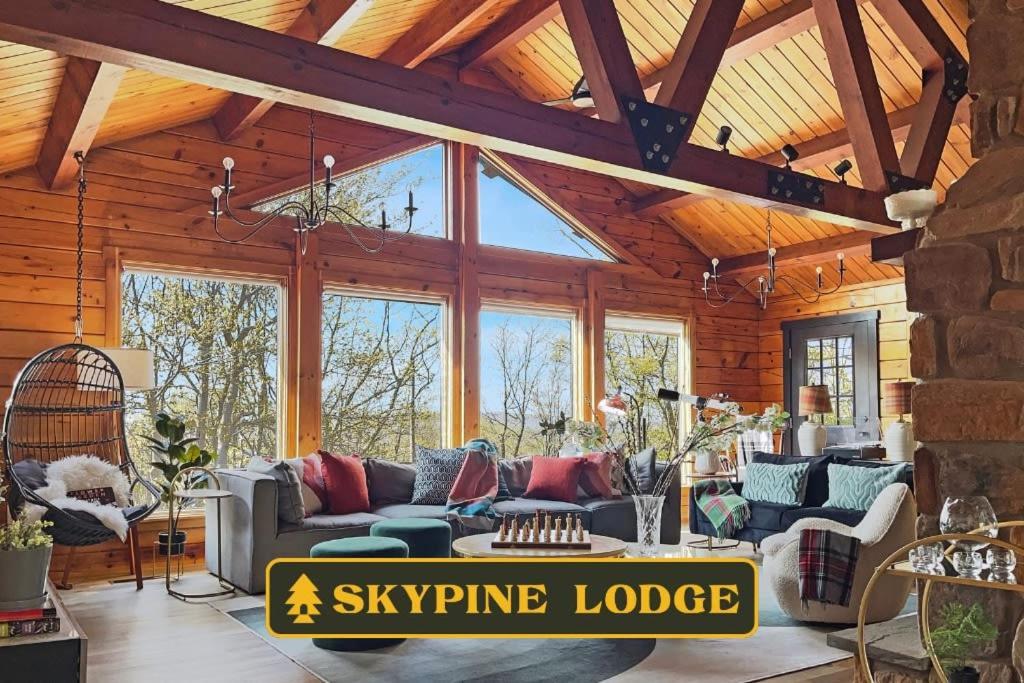 Skypine Lodge - Log Lodge Atop The World Jim Thorpe Exterior foto